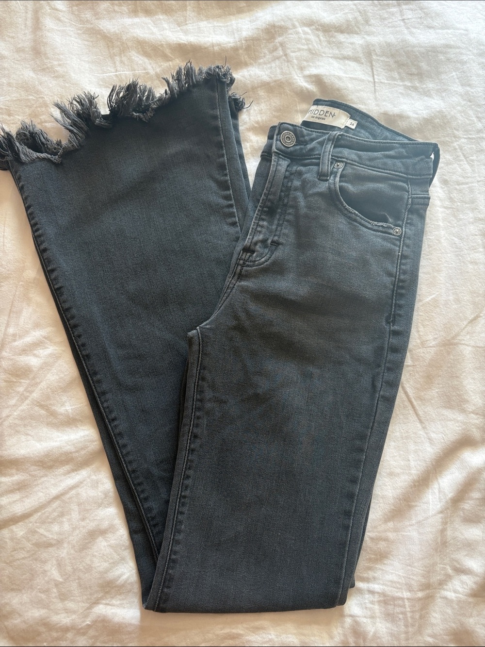 Hidden Black Flare Jeans Size 24